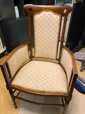 Edwardian mahogany Fireside