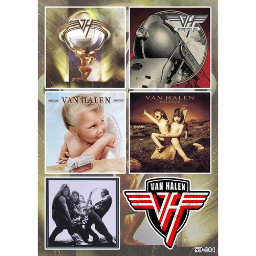 Van halen albums sticker - sticker, pack