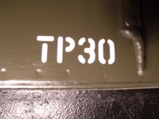 MILITARY LAND ROVER TYRE PRESSURE STENCIL SET x4 Wolf SANKEY TRAILER vehicle etc