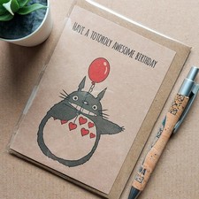 Cute Totoro Birthday card - My