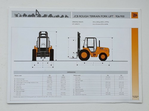 Jcb 926 930 rough - 926, terrain