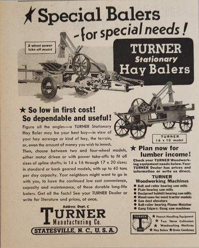 1949 print turner - print, ad
