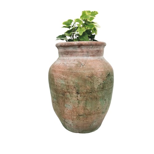 Tall terracotta plant pot - tall,