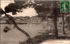 Antique 1915 Carte Postale La Cote DAzur Le Lavandou France Scenic View