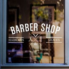 Barber Shop Window Sticker
