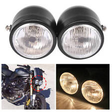 Twin Headlight Motorcycle Motorbike Dual Lamp for Street Fighter Naked Dominator