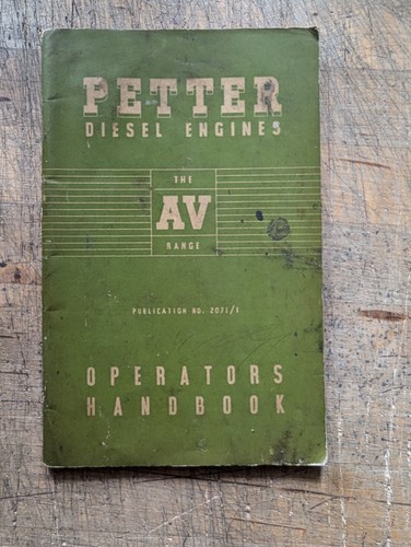 1952 petter diesel engines - 1952, av1