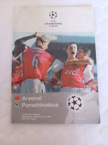 Arsenal football programme - arsenal,
