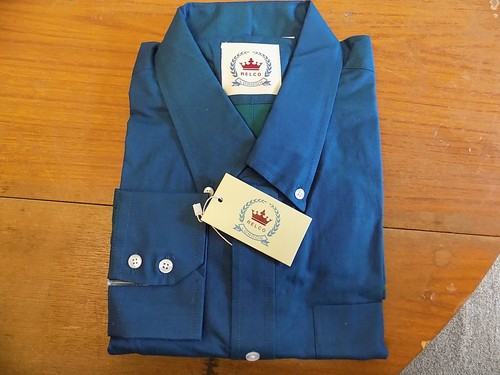 Relco mens long sleeve - , blue