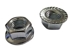 M6 M8 M10 M12 M16 M20 TIMCO FLANGED NUTS SERRATED ZINC PLATED GRADE 8 - DIN 6923