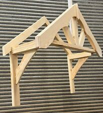 Wooden Canopy Porch Kit - FULLY ASSEMBLED - Wall Mounted Deluxe Canopy