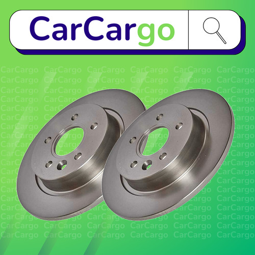 Premium solid rear brake discs - solid,