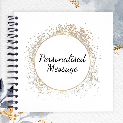 Personalised glitter circle - glitter,