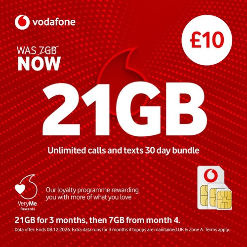 Vodafone pay you sim - vodafone,