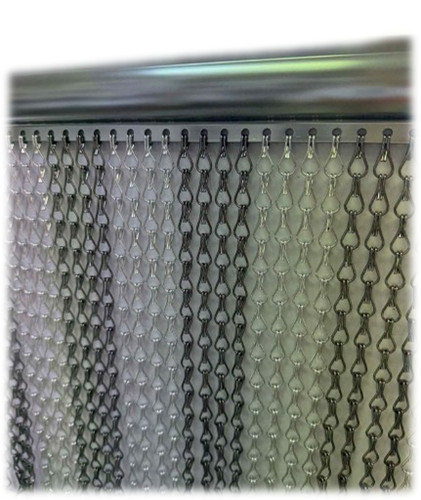 Grey silver double hook door - grey,