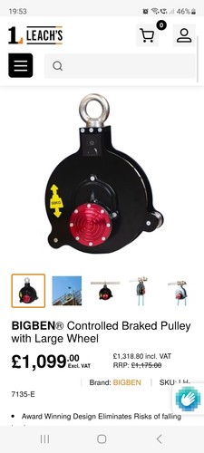 Bigben scaffold brake pulley - scaffold,