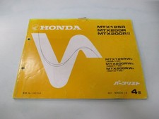 Honda MTX125R MTX200R II Parts