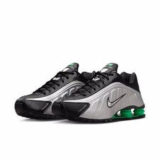Nike Shox R4 ‘Metallic Green/Black’ Trainers Unisex UK size 5.5 38.5 HQ1988 006