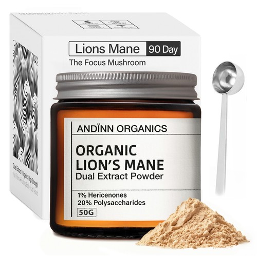 Organic lions mane powder - organic,