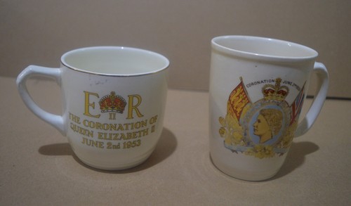 1953 coronation mugs job lot - 1953,