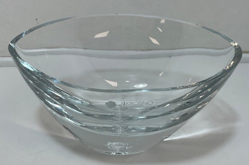 Krosno glass bowl decorative - glass,