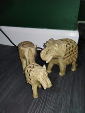 Family Set Of Soapstone Hand