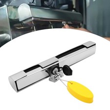 Outboard Engine Lock 2 Keys Silver 304 Stainless Steel String External Motor