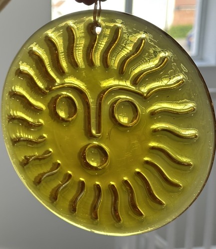 Whitefriars glass sunspot - glass,