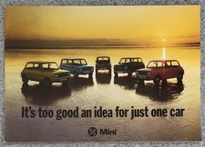 MINI Range Car Sales Brochure