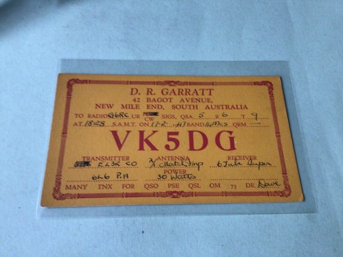 Vintage qsl radio - vintage,