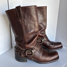 Vintage Frye harness boots