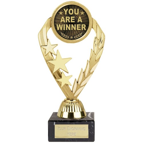 Tri star trophy - star,