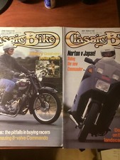 Classic bike magazines x2 June July 1988 Norton commander 8 valve commando BSA