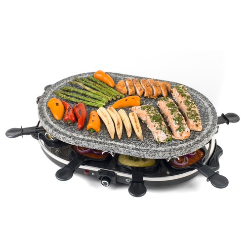 Electric stone raclette grill - stone,