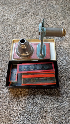 Antique magic lantern - antique,