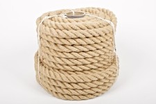 100% Natural Jute Hessian Rope Braided Twisted Thick Cord Garden Camping Decking
