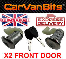 FOR RENAULT CLIO II 2 MK2 98-12 FRONT DOOR LOCK SET SWITCH BARREL KEY KEYS