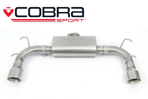 Cobra rear exhaust - cobra, 2.5"