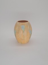 Art Deco John Beswick, Trentham Art Ware Dimpled 2 Handled Vase 1934 - 1941.