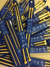 Bamboo Knitting Needles 30cm ALL SIZES 3-10mm Whitecroft Essential Knitting Pins