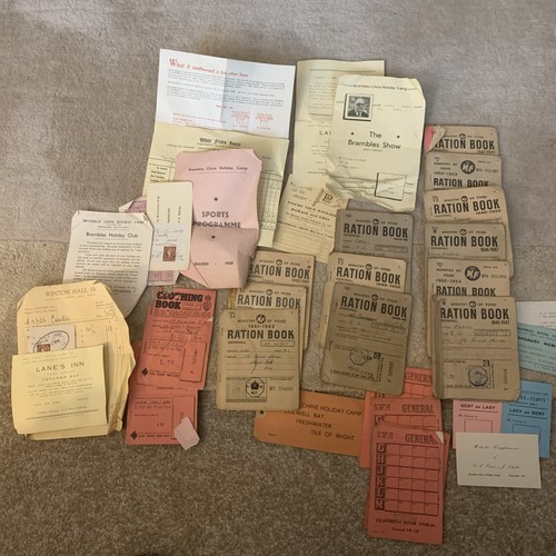 World war ration books - war,