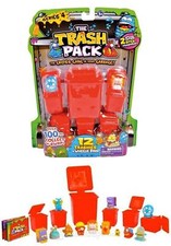 The Trash Pack Series 4 - Twelve Trashies - Red Bins ( 12 Pack ) - Contents vary