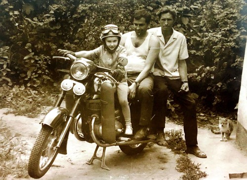 1960s soviet motorcycle child - 1960s,
