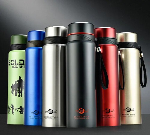 Thermos flask vacuum insulated - flask,