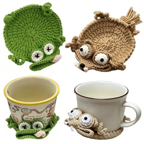 1pc crochet squirrel - 1pc, coasters