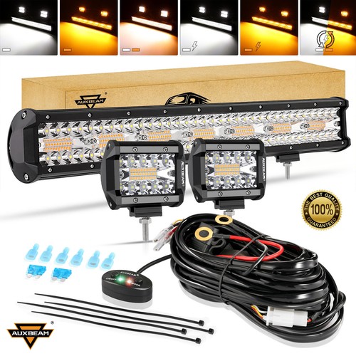 Auxbeam amber white led - auxbeam,