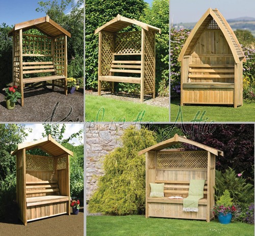 Garden arbour seat pergola - garden,
