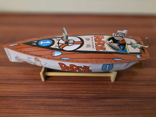 Vintage popeye speed boat - popeye, boat"