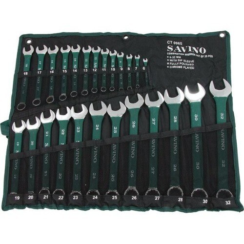Combination spanner set - set, of