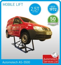MOBILE SCISSOR CAR LIFT / VEHICLE LIFT / CAR RAMP / 2500Kg / AIR OPERATED
